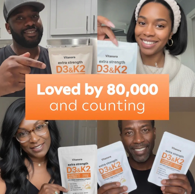 Vitanora™ Vitamin D3 & K2 + Magnesium