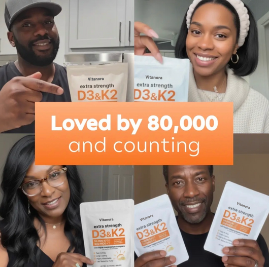 Vitanora™ Vitamin D3 & K2 + Magnesium